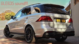 Mercedes Benz GLE63S AMG RAW SOUND [upl. by Savick]