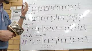 Cabasa technique amp rhythms [upl. by Borchert]