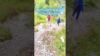 Hiking going to Oeschinen Lake shorts [upl. by Aliuqet]