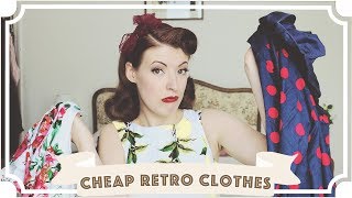 Cheap VintageRetro Clothes Is It Worth It CC [upl. by Keraj]