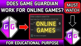 Does Game Guardian Work for Online Games [upl. by Alaet]