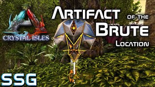 ARK Crystal Isles Artifact of the Brute Location [upl. by Sumetra]