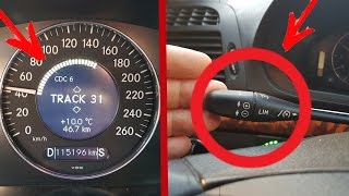 Mercedes W211 Hidden function of Cruise Control [upl. by Nywloc522]