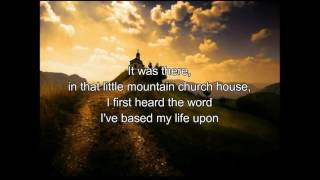 Ricky Skaggs  Little Mountain Church House lyrics [upl. by Bottali]