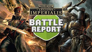 Solar Auxilia vs Space Wolves Legions Imperialis Battle Report Ep 3 [upl. by Macintyre]