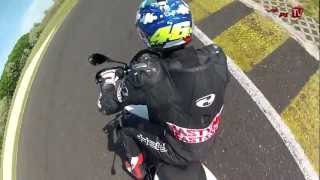 Aprilia Dorsoduro 1200 Testride Racetrack Pannoniaring [upl. by Lilybel]