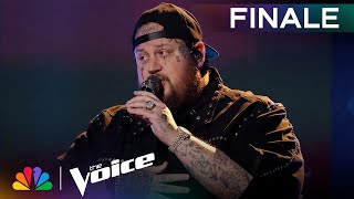 Jelly Roll Performs quotI Am Not Okquot  The Voice Finale  NBC [upl. by Estella]