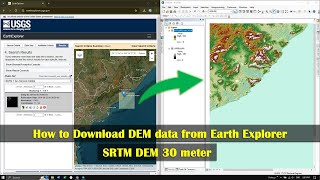 How to Download DEM data from Earth Explorer  30 m Resolution  Free [upl. by Tallulah934]