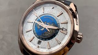 Omega Seamaster Aqua Terra Worldtimer 150M GMT 22053432202001 Omega Watch Review [upl. by Ardle]