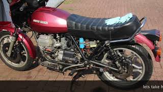 Moto Guzzi 1000 SP 1982 tear down for renovation [upl. by Anaet313]