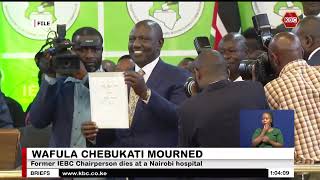 Former IEBC Chairperson Wafula chebukati dies at a Nairobi hospital [upl. by Nylemaj]