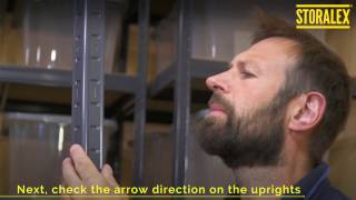 How to Assemble Storalex VRS Garage Shelving amp Industrial Shelving [upl. by Adekahs]