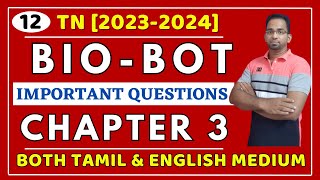 12th Bio Botany Chapter 3 important Questions 2023  12th Biology Important Questions 2023 [upl. by Attenyl]