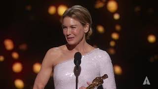 Renée Zellweger wins Best Actress  92nd Oscars 2020 [upl. by Dmitri692]