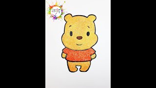 Drawing Pooh How To Draw Cute Winnie The Pooh Step By Step [upl. by Hajan]