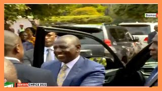 William Ruto arrives at the Bomas of Kenya ahead of announcement of presidential results [upl. by Fellner280]