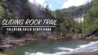 SLIDING ROCK TRAIL  Tallulah Gorge  Best Places To Hike In Georgia [upl. by Grimaud]