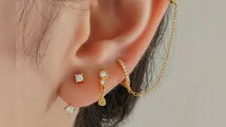 second studds ideas earrings ear jewelry collection  ear second tops ideas [upl. by Raamal472]