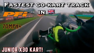 FASTEST GOKART TRACK IN THE UK  PF International Owners Practice Day Junior X30 [upl. by Craw184]