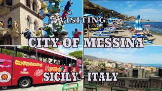 4K Visiting Messina Sicily Italy [upl. by Marshal]