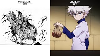 Hunter x Hunter  Manga vs Anime Killua vs Johness [upl. by Boothman20]