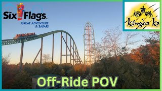 Kingda Ka OffRide POV Six Flags Great Adventure [upl. by Erika539]