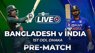 Cricbuzz Live Bangladesh v India 1st ODI Prematch show [upl. by Niwrud628]