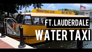 Ft Lauderdale WATER TAXI  Plan your OWN all day SIGHTSEEING [upl. by Launam687]