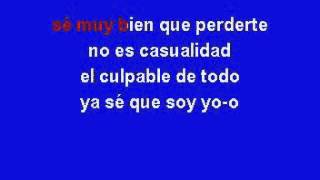 Karaoke Espinoza Paz El Culpable [upl. by Eidnew]