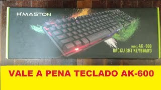 Review  Teclado Gamer Hmaston AK600 [upl. by Cioffred]