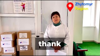 Zhytomyr Region Ukraine Medical aid support by Revival Foundation Washington DC [upl. by Ferne]