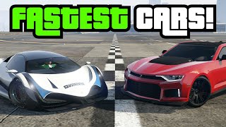 GTA 5  Top 10 FASTEST CARS For Top Speed In 2024 [upl. by Puto]