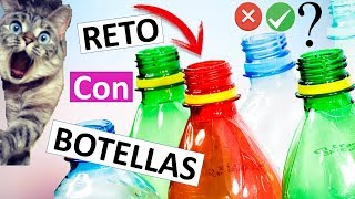 9 Manualidades con BOTELLAS DE PLÁSTICO o life hacks make my craft challenge [upl. by Cacilie]