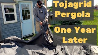 Toja Grid Pergola System One Year Later Review [upl. by Anawyt]