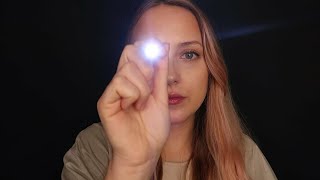 ASMR Dark Room EYE Exam  Bright Light Triggers amp UpClose Gentle Whispers [upl. by Schrader]