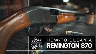 Remington 870 Pump Shotgun  How to Clean and Disassemble [upl. by Oijimer]