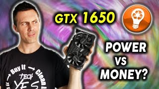 GTX 1650s Power Consumption Test Though Wheres the Low Profile Option [upl. by Ahsela]