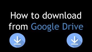 How to quickly download files from Google Drive [upl. by Fillian]