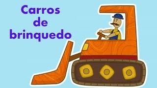 A escavadeira Carros de brinqudo Desenhos animados para crianças [upl. by Kazue]