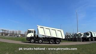 pktrucks MAN TGS 41480 BBWW 8x4 with Meiller 22 cbm rear tipper  NEW [upl. by Lida]