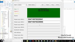 How to use Spreadtrum WriteIMEI tool [upl. by Nonnad443]