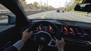 2023 BMW 330e Hybrid LCI POV Driving Impressions [upl. by Bonney301]