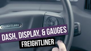 Freightliner Cascadia Interactive Display Dash amp Gauges [upl. by Arahset]