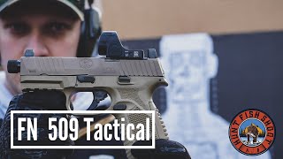 FN 509 Tactical  Trijicon SRO  Range Review [upl. by Anetsirhc631]