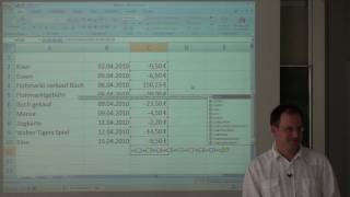 Excel Tutorial deutsch Summen berechnen  httpwwwstudiumundpcde [upl. by Flosi291]