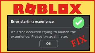 Roblox Down Error Experiences failed to load How to fix Roblox not Working  Games not loading [upl. by Xad]