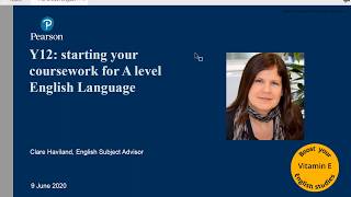 Edexcel A level English Language students help with your coursework [upl. by Doelling587]