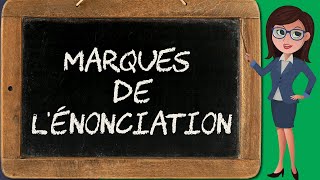 Les marques de l’énonciation émetteur et récepteur  je me ton etc [upl. by Syhr]