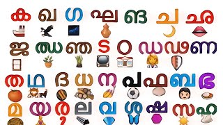 Malayalam alphabets  വ്യഞ്ജനാക്ഷരങ്ങൾ [upl. by Airbas]