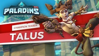 Paladins  Champion Teaser  Talus of the Skadrin [upl. by Aitret]